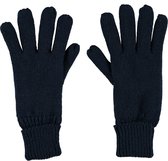 Handschoenen kinderen - Winter - Gebreid - Jongens - 8 tot 10 jaar - One size - Donkerblauw