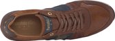 Pantofola d'Oro Umito Sneakers - Heren Leren Veterschoenen - Cognac - Maat 42