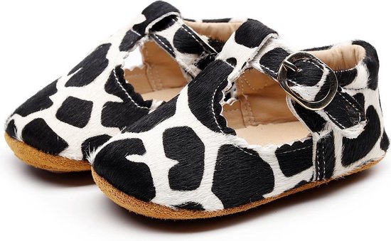 Supercute leren schoenen giraffe dieren print maat 20/21 voor 6 t/m 12  maanden | bol.com