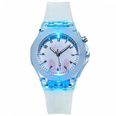 Fako® - Kinderhorloge - Siliconen - Light - Ø 38mm - Love Carrot - Wit