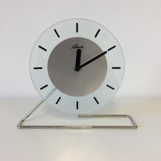 Horloge de table DESIGN MODERNE BLANC | bol