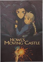 Howl's Moving Castle Anime Vintage Poster 51x35