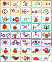 3D Tangram verdikte halve cirkel en concentrische cirkel - 30 stuks Vormenpuzzel - Vormen Puzzel - Tangoes Games met oplossing, IQ Book Educatief speelgoed Brain Teaser Gift for Ki