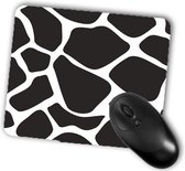 Muismat Giraffe print - dierenprint - 18 x 22 cm