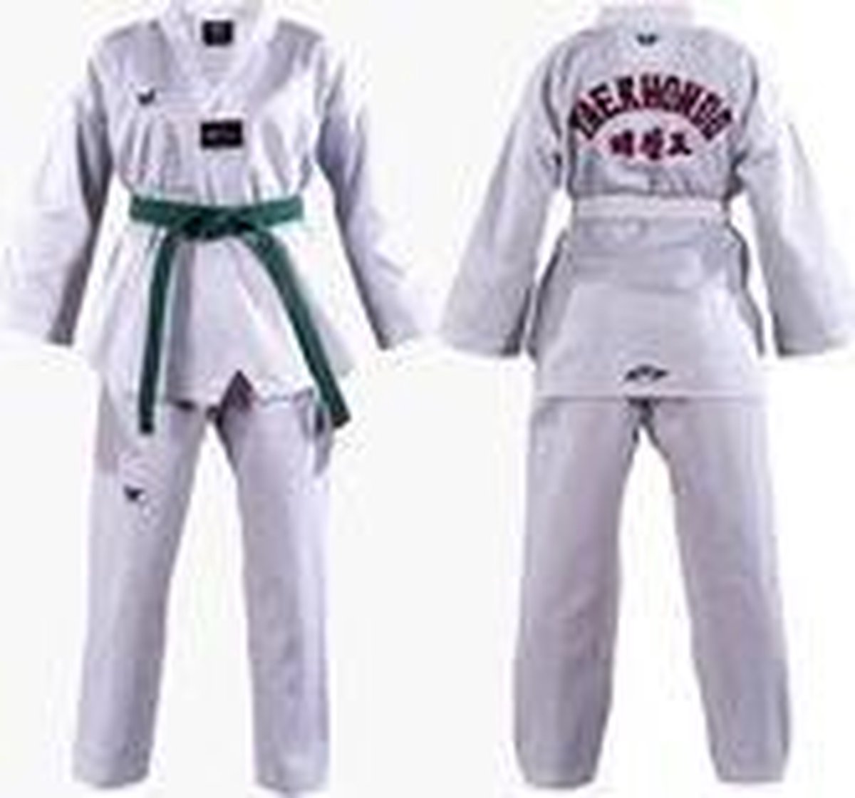 Tusah WT Taekwondo Pak Geborduurde Rug 120cm