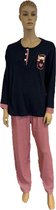 B... Brand - Dames Pyjama XXL Donkerblauw