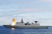Schilderij LCF Fregat lanceert SM4 - Plexiglas - Koninklijke Marine - 60 x 40 cm
