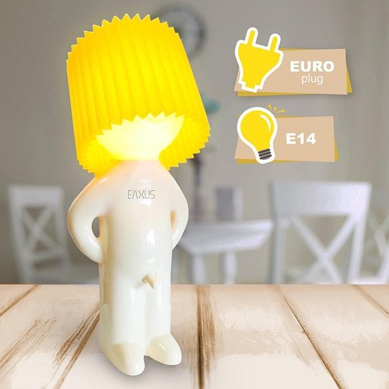 Nachtkastlampen Bee pixeld, 19,3 x 16,5 x 10,5 cm schattig Bee