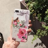 Iphone XR hoesje bloemen SILICONEN CASE