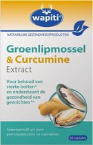 Wapiti Groenlipmossel Curcum 60 capsules