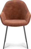 Happy Chairs - Armstoel Antonio - Velvet Copper