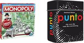 Spellenset - Bordspel - 2 Stuks - Monopoly Classic & Punto