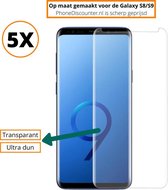 galaxy s9 screenprotector | Galaxy S9 protective glass 5x | Galaxy S9 SM-G960F beschermglas | 5x gehard glas galaxy s9 samsung | Samsung Galaxy S9 tempered glass