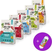 MAC’s Superfood Hondenvoer - Hondenbrokken - Mixpakket – 5 x 750g + Mac's slagersworst