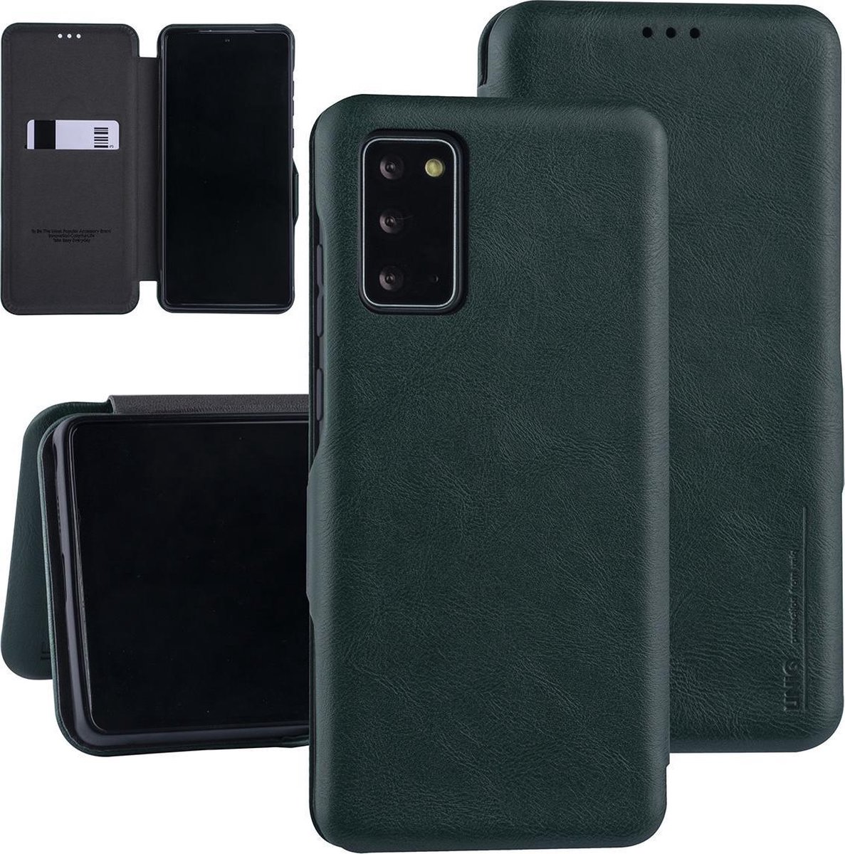 UNIQ Accessory Samsung Galaxy Note 20 Book Case hoesje - Groen