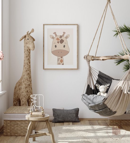 Dieren kinderkamer babykamer poster - Giraf / Giraffe - A3 formaat -  297x420 mm - 250... | bol