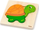 Viga Toys - Vormenpuzzel - Schildpad