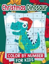 Christmas Dinosaur Color By Number