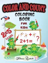 Color and Count Coloring Book for kids 2-5 Years