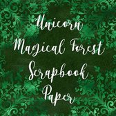 Unicorn Magical Forest Scrapbook Paper