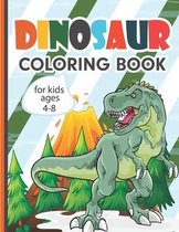 Dinosaur Coloring Book for Kids Ages 4-8