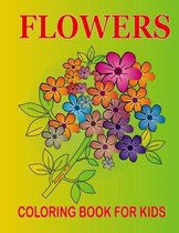 Flower Coloring Book For Kids Ages 4-8