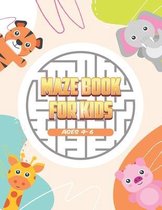 Maze Book for Kids 4-6