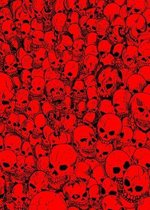 Gathering of Skulls Sketchbook - Red
