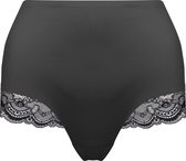 MAGIC Bodyfashion Dream Hi- Thong Lace Zwart Vrouwen - Maat XL