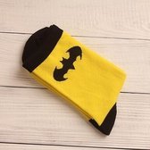 Batman sokken - unisex - one size - geel-zwart