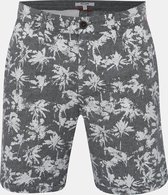 Only & Sons Calton Printed Chambray Shorts Grey - L