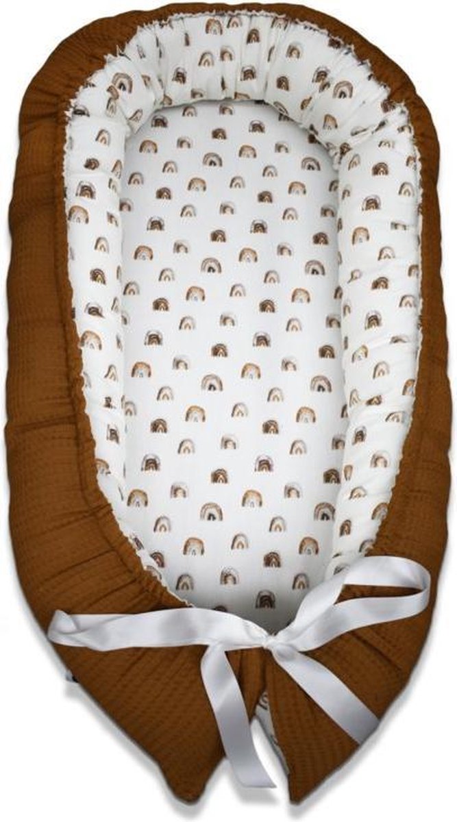 Babynest Cognac Regenboog XL