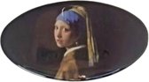 Stevige haarspeld 8 cm met Meisje met de parel van Johannes Vermeer