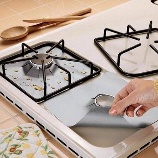 Protecteurs de cuisinière à gaz - Film protecteur Plaque de cuisson à gaz -  Poêle de... | bol