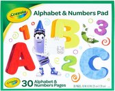 Crayola - Alfabet en Cijfers tekenblok - voor kinderen