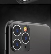 Apple Iphone 11 Camera Lens Protector Zwart Carbon look Basic hoesjes