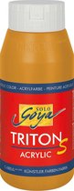 Solo Goya TRITON S - Briljant-oker lichte Hoogbriljante Acrylverf – 750ml