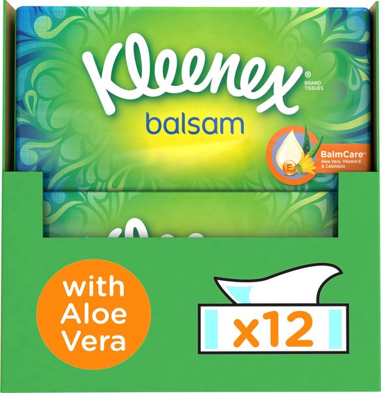 Kleenex Balsam Tissues - 12x 72 pièces - Value pack