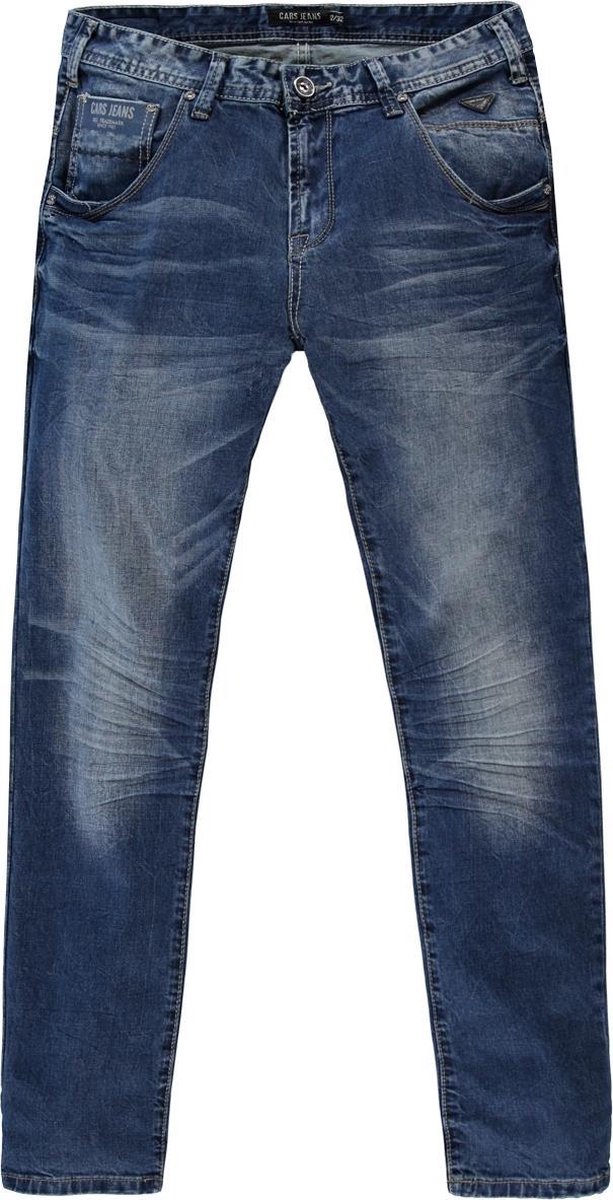Cars Jeans Heren CHAPMAN Regular Fit Vintage Stone - Maat 34/36