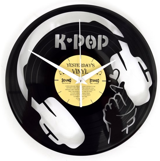 Yesterdays Vinyl Klok K-pop – Koptelefoon  - Met geschenkverpakking