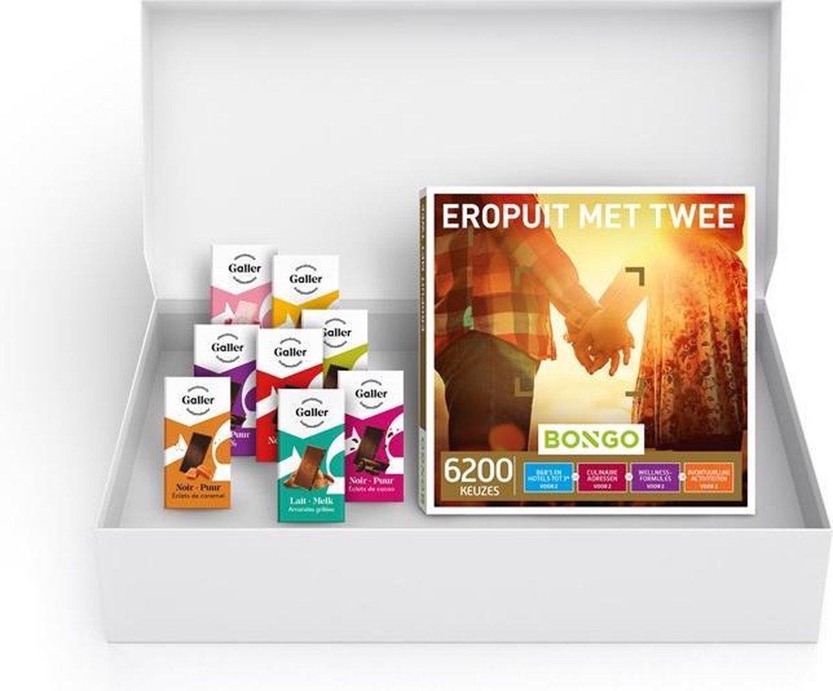 Bongo Bon - Eropuit met Twee Cadeaubon - Cadeaukaart cadeau voor man of
