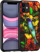 iMoshion Design voor de iPhone 11 hoesje - Jungle - Vogel