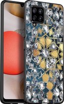 iMoshion Design voor de Samsung Galaxy A42 hoesje - Grafisch - Goud Bling