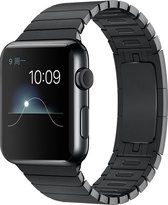 watchbands-shop.nl bandje - Geschikt voor de Apple Watch Series 1/2/3/4 (38&40mm) - Zwart