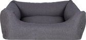 District 70 CLASSIC Box Bed - Comfortabele Hondenmand met afneembare & wasbare hoes - in 4 kleuren en  S/M/L/XL - Kleur: Charcoal Grey, Maat: Medium - 80 x 60 cm
