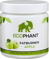 Ecophant Fatburner - Stimuleert vetverbranding en remt het hongergevoel -100% Verantwoord Afvallen - 300 g Apple