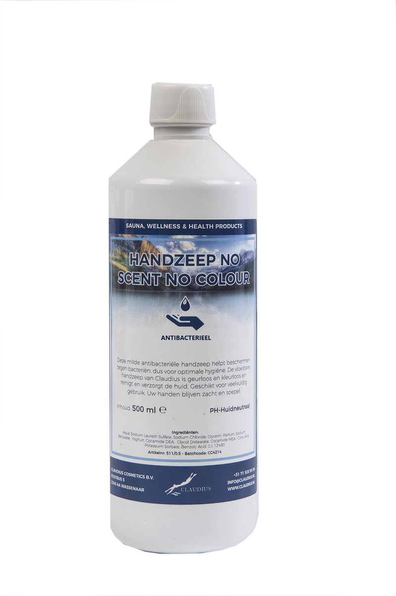 Goedkoopste Handzeep No Scent, No Colour 500 ml