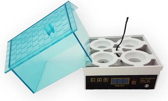 Luxe Broedmachine voor eieren - incl accessoires - hygrometer - waterflesje met spitse tuit met Nederlandse Handleiding