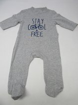 wiplala , pyjama grijst stay cool & free 6 maand  68