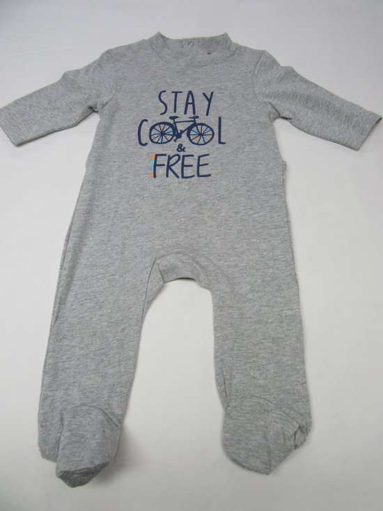 Wiplala pyjama grijst stay cool & free